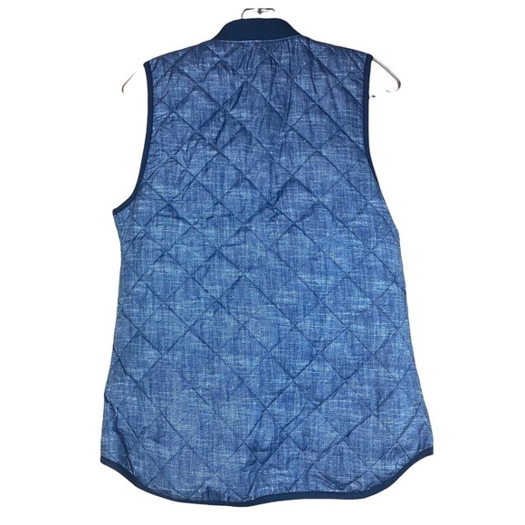 Gap Vest In Quilted Blue - Picture 3 of 6